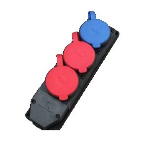 Bylıon 3X25A Trifaze Kauçuk Üçlü Grup Priz