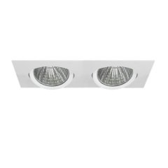 Lamptıme 740311 Sıva Altı Cob Downlıght 2X15W İkili Kare Beyaz Gövde 3000K Sarı Işık