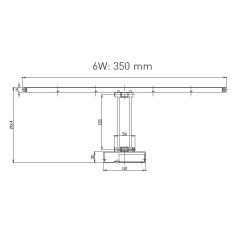 Ack 6W Krom 6500K Led Tablo Apliği