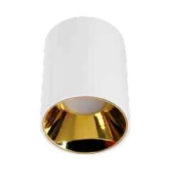 ACK BEYAZ-GOLD ALÜMİNİUM SIVA ÜSTÜ DEKORATİF ARMATÜRÜ