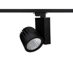 Lamptıme 20W Siyah Gövde Trıfaze Ray Spot 4000K Ilık Beyaz
