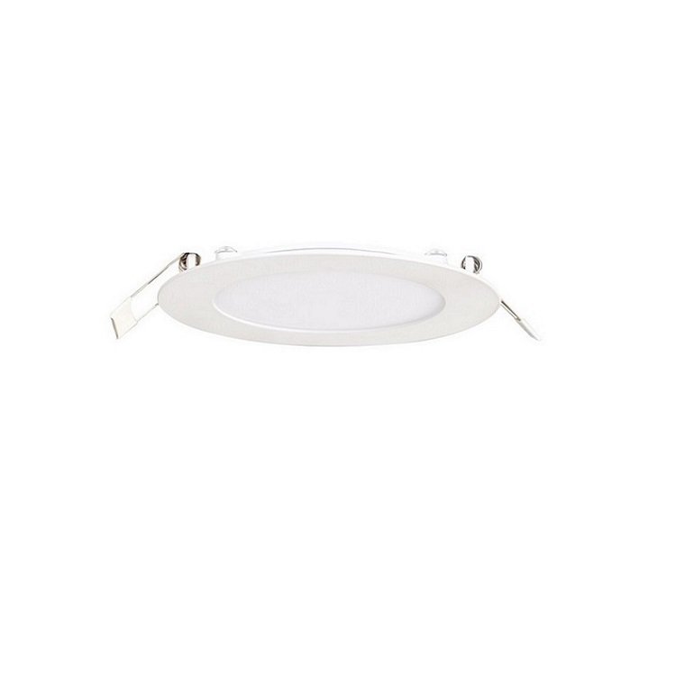 K2 6W 510 Lümen Beyaz Gövde Yuvarlak Slım Led Panel