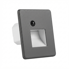 Ack 1W - Kare Hüzmeli CCT LED Duvar ve Merdiven Aplik
