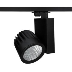 Lamptıme 40W Siyah Gövde Monofaze Ray Spot 6500K Beyaz Işık