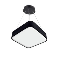 Lamptıme Sarkıt Armatür 80*80 Dolu Kare 60Cm 60W 3000K Siyah Gövde
