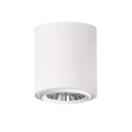 Lamptıme 740349 Sıva Ustu Cob Downlıght 30W Yuvarlak Beyaz Gövde 3000K Sarı Işık