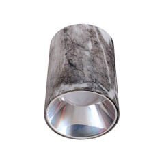 ACK GRİ MERMER-KROM ALÜMİNİUM SIVA ÜSTÜ DEKORATİF ARMATÜRÜ