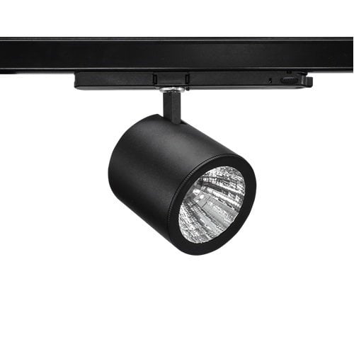 Lamptıme 30W Siyah Gövde Trıfaze Ray Spot 6500K Beyaz Işık