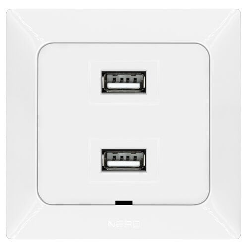 Ne-Ad Multima İkili USB Şarj Prizi (Type-A + Type-A)