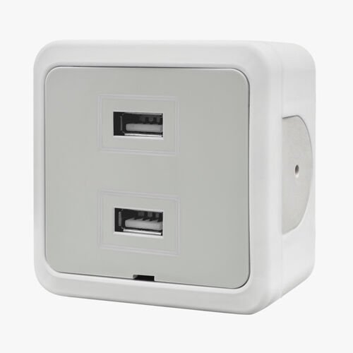 Ne-Ad Multima İkili USB Şarj Prizi (Type-A + Type-A)