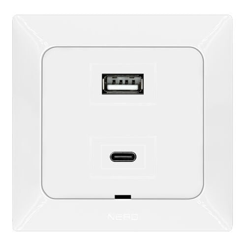 Ne-Ad Multima İkili USB Şarj Prizi (Type-C + Type-A)