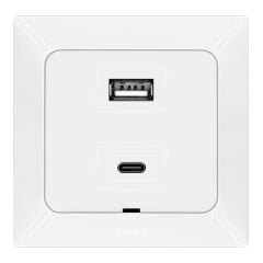 Ne-Ad Multima İkili USB Şarj Prizi (Type-C + Type-A)