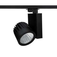 Lamptıme 30W Siyah Gövde Trıfaze Ray Spot 6500K Beyaz Işık