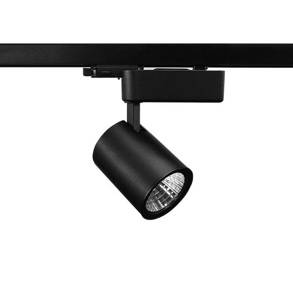Lamptıme 15W Siyah Gövde Monofaze Ray Spot 6500K Beyaz Işık