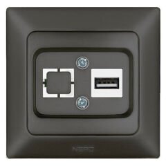 Ne-Ad Aras Tekli USB Konnektör (Şarjsız) Beyaz İnci