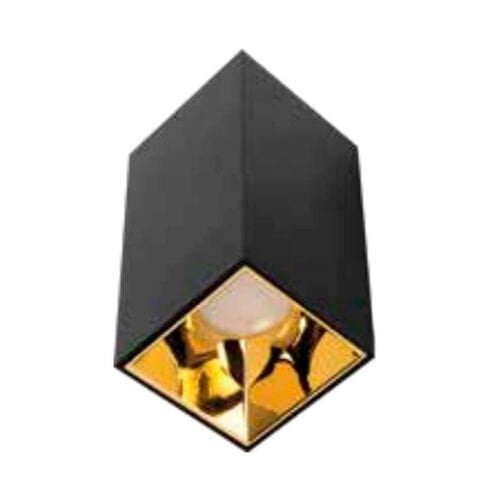 ACK SİYAH-GOLD KARE ALÜMİNİUM SIVA ÜSTÜ DEKORATİF ARMATÜRÜ