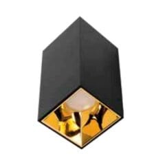 ACK SİYAH-GOLD KARE ALÜMİNİUM SIVA ÜSTÜ DEKORATİF ARMATÜRÜ