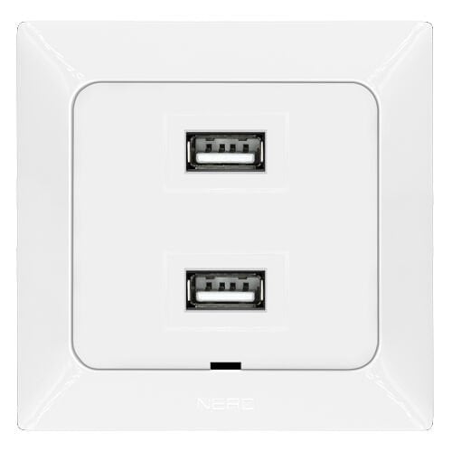 Ne-Ad Aras İkili USB Şarj Prizi (Type-A + Type-A)