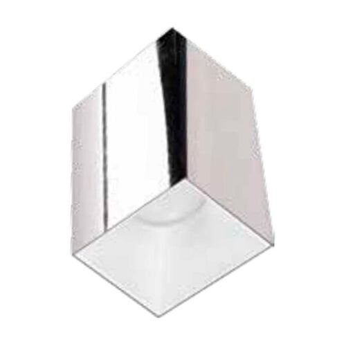 ACK KROM-BEYAZ KARE ALÜMİNİUM SIVA ÜSTÜ DEKORATİF ARMATÜRÜ