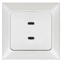 Ne-Ad Aras İkili USB Şarj Prizi (Type-C + Type-C)