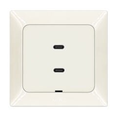 Ne-Ad Aras İkili USB Şarj Prizi (Type-C + Type-C)