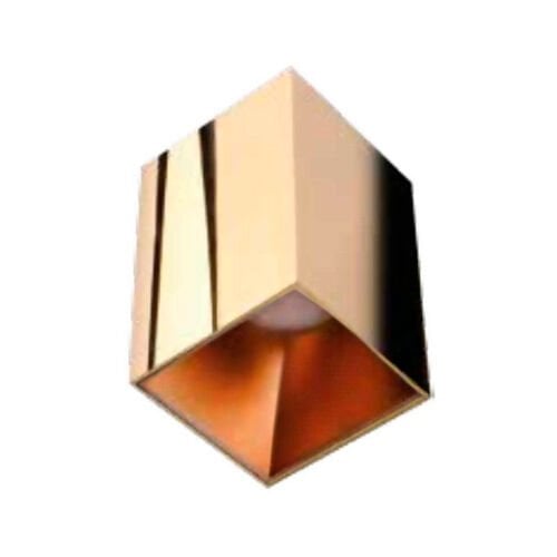 ACK GOLD-MATTE ROSE KARE ALÜMİNİUM SIVA ÜSTÜ DEKORATİF ARMATÜRÜ