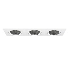 Lamptıme 740436 Sıva Altı Cob Downlıght 3X15W Derin Kare Beyaz Gövde 4000K Ilık Beyaz