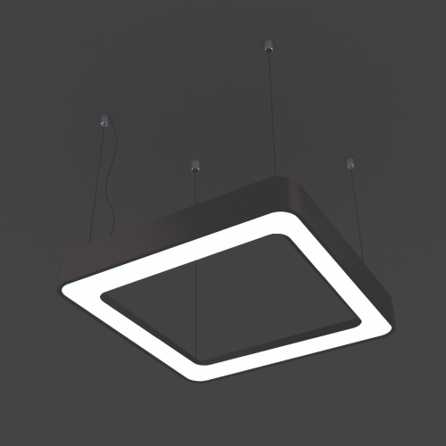 İnoled 95W 3000K Oval Kare Simit Dekoratıf Lineer Led Armatür