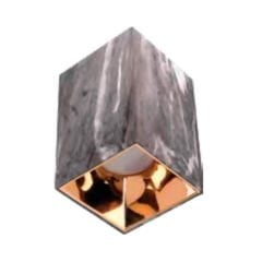 ACK GRİ MERMER-ROSE KARE ALÜMİNİUM SIVA ÜSTÜ DEKORATİF ARMATÜRÜ