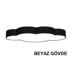 Lamptıme Sarkıt Armatür 80*80 Bulut 40Cm 45W Beyaz Gövde 3000K Sarı Işık