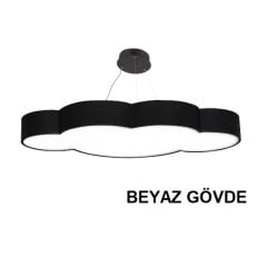 Lamptıme Sarkıt Armatür 80*80 Bulut 40Cm 45W Beyaz Gövde 3000K Sarı Işık