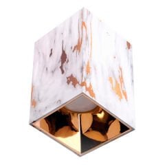 ACK GOLD MERMER-ROSE KARE ALÜMİNİUM SIVA ÜSTÜ DEKORATİF ARMATÜRÜ