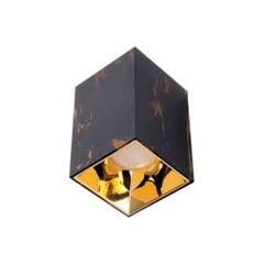 ACK SİYAH MERMER-GOLD KARE ALÜMİNİUM SIVA ÜSTÜ DEKORATİF ARMATÜRÜ