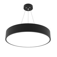 Lamptıme Sarkıt Armatür 80*80 Dolu Yuvarlak 100Cm 75W Siyah Gövde 3000K Sarı Işık