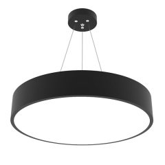 Lamptıme Sarkıt Armatür 80*80 Dolu Yuvarlak 120Cm 90W Siyah Gövde 3000K Sarı Işık