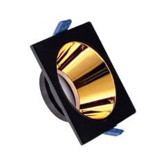 ACK SİYAH-GOLD KARE 92MM x 92MM SIVA ALTI METAL+PC ARMATÜRÜ
