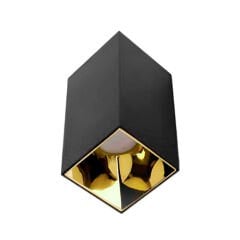 ACK SİYAH-GOLD KARE 105MM x 98MM SIVA ÜSTÜ METAL+PC ARMATÜRÜ