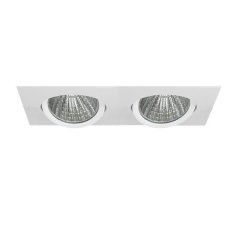 Lamptıme 740629 Sıva Altı Cob Downlıght 2X15W Derın Kare Beyaz Gövde 6500K Beyaz Işık