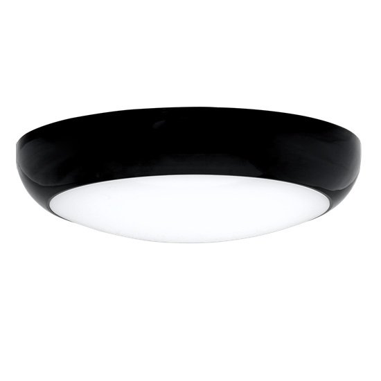 Lamptıme 18W Ip65 Siyah Gövde Led Tavan Armatürü 4000K Ilık Beyaz