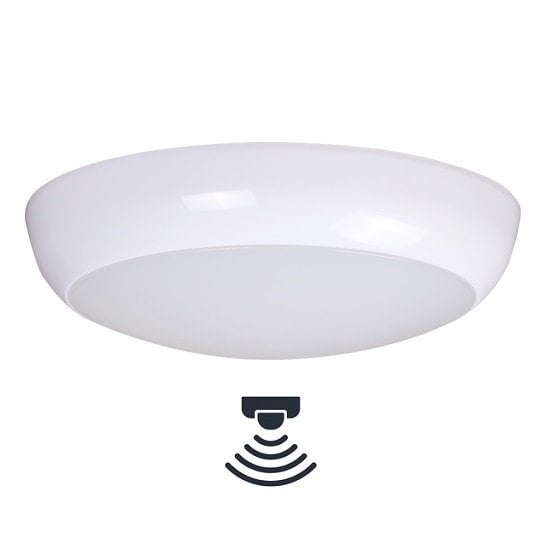 Lamptıme 18W Ip65 Beyaz Gövde Led Sensörlü+Acil Durum Fonk. Tavan Armatürü 4000K Ilık Beyaz