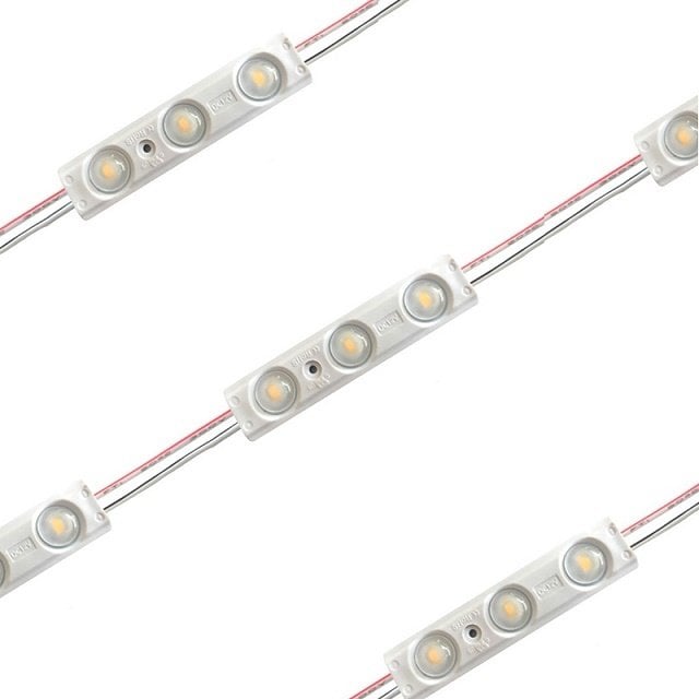 Ack Şeffaf Üçlü Led Modül Mavi