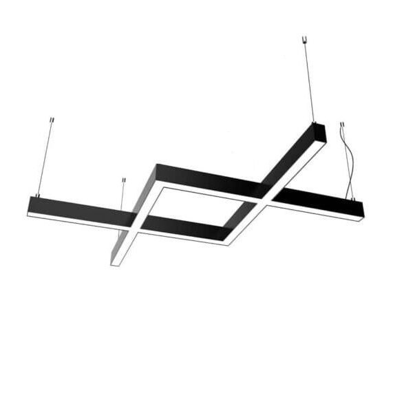 Ferled 130W 16500 Lümen 142 Cm Cross Knitting  Lınear Sarkıt Armatür
