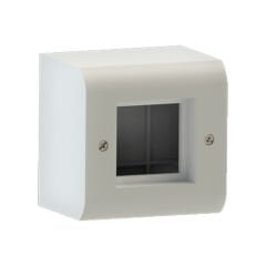 Ne-Ad 2 Modül Sıva Üstü Priz Kutusu (Halogen Free)