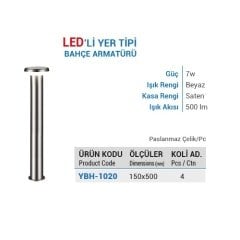 Ycl 7W Ledli Bahçe Armatürü 6500K 50Cm