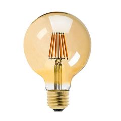Ecolıte Vıntage Gold 4W Led Vıntage Gold Globe G95 Ampul 360 Lümen 25.000 H 2200K 10 Adet