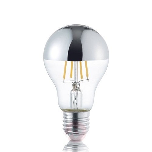Ecolıte Led Crown Sılver A60 Ampul (Aynalı Endirekt Gümüş) 4W 400 Lümen 25.000 Saat 2700K
