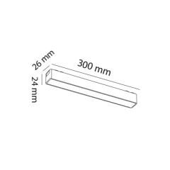 MOL6051 10 WATT 30 CM DİFÜZÖRLÜ SLİM MAGNET AYDINLATMA