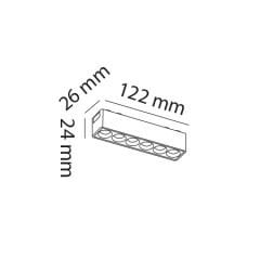 MOL6054 6 WATT MERCEKLİ SLİM MAGNET AYDINLATMA
