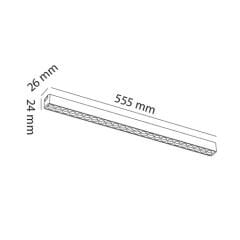 MOL6058 30 WATT MERCEKLİ SLİM MAGNET AYDINLATMA