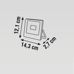 K2 20W 1800 Lümen Ip65 Viyana Smd Led Projektör